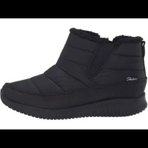 Skechers Ultra flex shawty ankle boots‎ winter boots puffer boots black size 7.5
